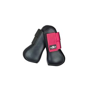 818051-open-laarzen-saxon-zwart-roze