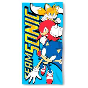 8435631339830-microvezel-strandlaken-sega-sonic-the-hedgehog-turquoise-gele-blauwe-70x140-cm