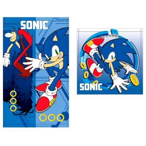 8435631345466-katoenen-badhanddoek-voor-kinderen-sega-sonic-the-hedgehog-veelkleurig-30x50-cm-30x30-cm
