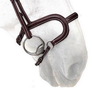 n03n-platte-lederen-paardenneusriem-silver-crown-h-classique-australische-noot-volledig