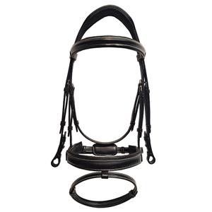 scbspb-zadelremsystemen-voor-paarden-zonder-teugels-silver-crown-style-sport-zwart-volledig