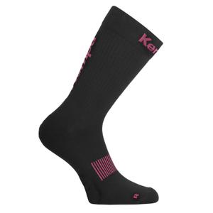 200354113-sokken-kempa-logo-classic-zwart-fluorescerend-roze