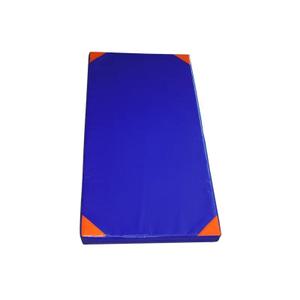 13166c-uni-d025-verstevigd-matras-met-hoekversteviging-en-handgrepen-dichtheid-25-softee-equipment-blauw-oranje-200x100x10-cm