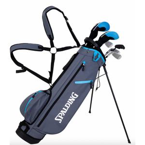 sp1720160-linkshandige-golfset-voor-dames-met-statiefzak-spalding-executive-half-set-graphite-blauw-zwart-tu