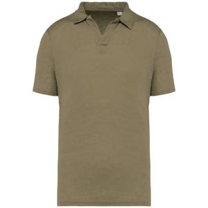 sp220-lightolivegreen-linnen-poloshirt-spasso-licht-olijfgroen