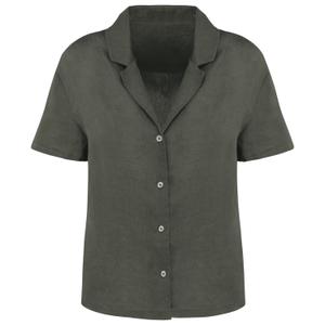 sp523-organic-khaki-linnen-bowlingcol-overhemd-voor-dames-spasso-organisch-kaki