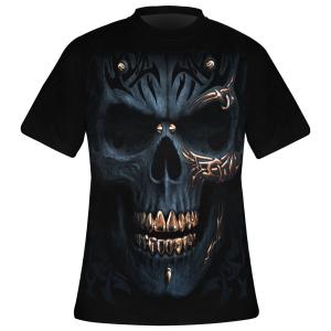 da252-t-shirt-spiral-zwart-goud-grijs