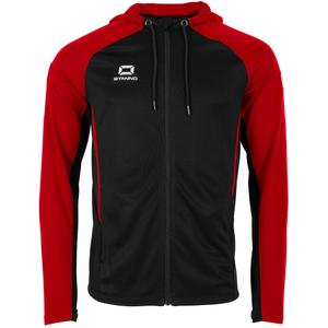 408041-8600-trainingsjack-met-volledige-rits-voor-kinderen-stanno-stadio-zwart-rood