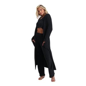 sma11000115-04004-blk-damesfleece-steve-madden-boucle-duster-zwart