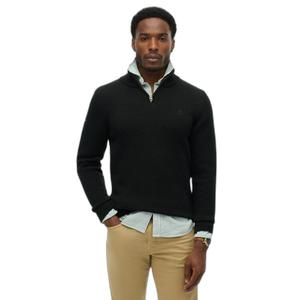 m6110706a-02a-trui-met-camionneur-hals-van-brei-en-katoen-superdry-zwart
