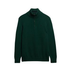 m6110706a-20e-katoenen-trui-met-een-kraag-superdry-bosgroen