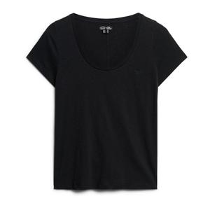 w1011381a-02a-dames-t-shirt-met-ronde-hals-superdry-zwart