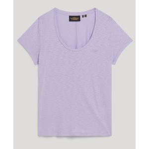 w1011381a-1kx-dames-t-shirt-met-ronde-hals-superdry-licht-lavendel-violet