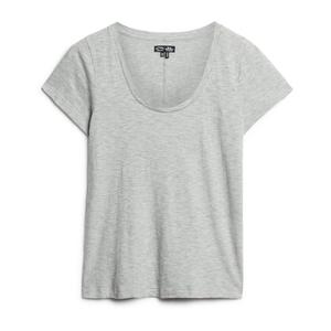 w1011381a-1wk-dames-t-shirt-met-ronde-hals-superdry-grijze-peper-gevlekt