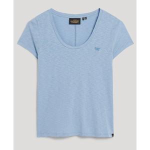 w1011381a-5ax-dames-t-shirt-met-ronde-hals-superdry-voor-altijd-blauw