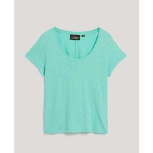 w1011381a-dus-dames-t-shirt-met-ronde-hals-superdry-mintgroen