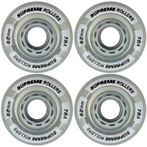 200888x-inline-skate-wiel-supreme-rollers-quad-x4-clear-62-mm