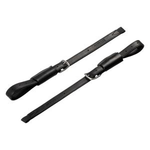 suh10002-black-enkel-leren-stolsels-voor-paard-supreme-zwart