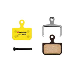 706112-set-van-organische-remblokken-swissstop-disc-35-rs-pour-freins-sram-avid-geel-tu