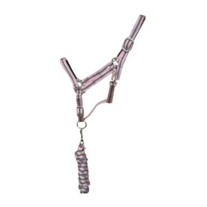 lusl-gris-rose-dubbele-hoofdstel-met-longe-t-de-t-grijs-roze