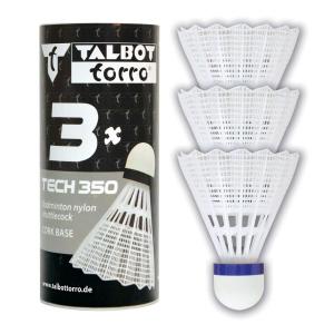 479112-badminton-shuttle-talbot-torro-tech-350-korb-x3-white-blue-medium-tu