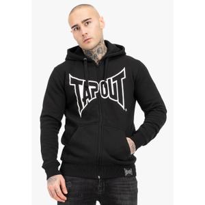 940062-1500-reguliere-fit-hoodie-met-rits-tapout-marfa-zwart-wit