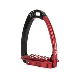 tsvsebred-veiligheidseindstukken-voor-paardrijden-tech-stirrups-venice-sloped-evo-zwart-rood-tu