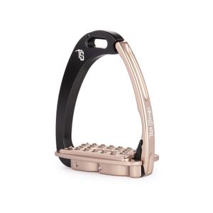 tsvsmbrosegold-veiligheidseindstukken-voor-paardrijden-tech-stirrups-venice-sloped-m-zwart-rosegoud-tu