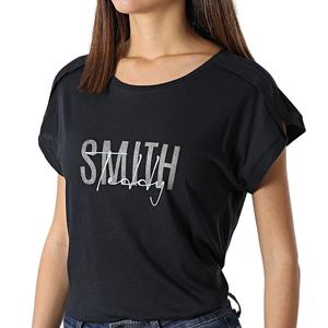 31015852d-351-dames-t-shirt-teddy-smith-tabla-donkere-marine