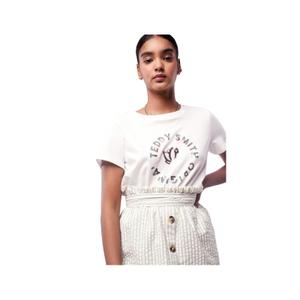 31015859d-219-dames-t-shirt-teddy-smith-jiny-midden-wit