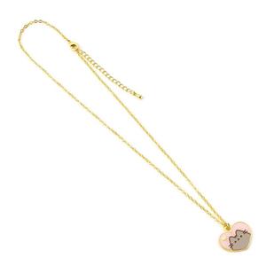 crt-ptcn0100-hanger-en-ketting-the-carat-shop-pusheen-pink-and-gold-heart-goud-roze-tu