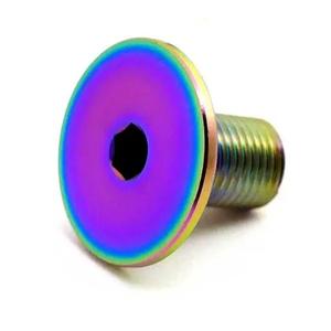 tlc0042-pedaalschroeven-tlc-bikes-odyssey-titanium-regenboog-m12x1-25mm