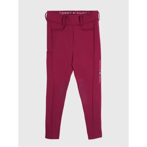 th14wkbr845-022-dameslegging-met-middengrip-tommy-hilfiger-equestrian-rood
