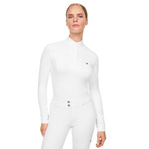 th15wsls883-001-dames-wedstrijdshirt-met-lange-mouwen-tommy-hilfiger-equestrian-avon-optisch-wit