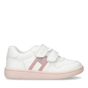 t1a9-33730-1439x134-baby-meisjes-sportschoenen-tommy-hilfiger-flag-velcro-wit-roze