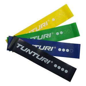14tusyo016-mini-weerstandsband-tunturi-x4-geel-groen-blauw-zwart-tu