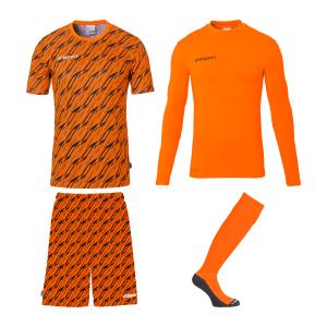 100531781-doelmannen-set-voor-kinderen-uhlsport-progressive-fluorescerend-oranje-zwart