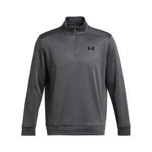 1373358-025-sweatshirt-1-4-rits-under-armour-fleecer-castlerock-zwart