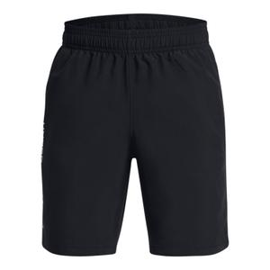 1383341-001-kinderbroeken-under-armour-techtm-woven-wordmark-zwart-wit