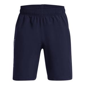 1383341-410-kinderbroeken-under-armour-techtm-woven-wordmark-marineblauw-wit