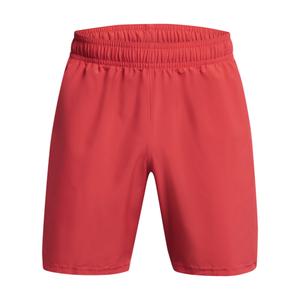 1383356-814-korte-under-armour-tech-woven-wordmark-zonnewende-rood-zwart