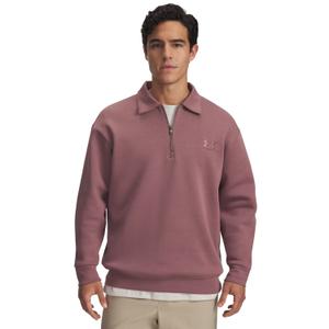 6004932-651-hoge-hoodie-met-rits-under-armour-icon-fleece-maroon-mist