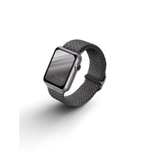uniq108739-gevlochten-horlogebandje-uniq-aspen-apple-whatch-40-granietgrijs-38-mm