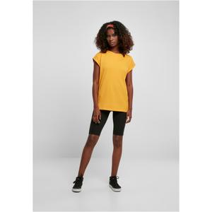 tb771-03677-dames-t-shirt-urban-classics-extended-shoulder-mosterdgeel