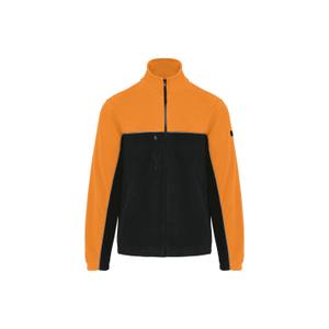 wk904-black-orange-fleece-met-rits-wk-designed-to-work-zwart-oranje