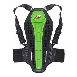 1308gnlbk-rugbescherming-zandona-hybrid-back-pro-x8-groene