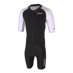 ozotr010033k018-aerodynamische-jumpsuit-met-korte-mouwen-en-volledige-rits-zone3-lava-zwart-wit